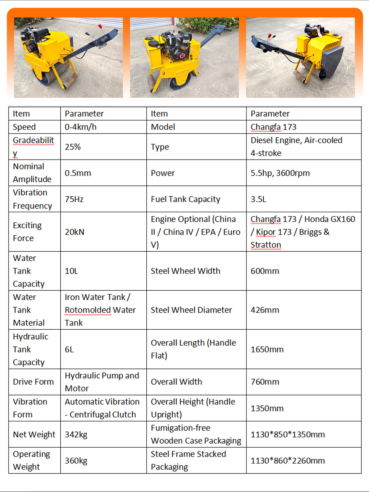 road roller 1 ton